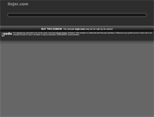 Tablet Screenshot of linjer.com